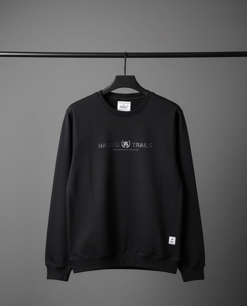 "WILD SOUL" Tiger Print Black Sweatshirt