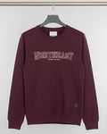 Never Give Up" Gym Motivation Maroon Sweatshirt