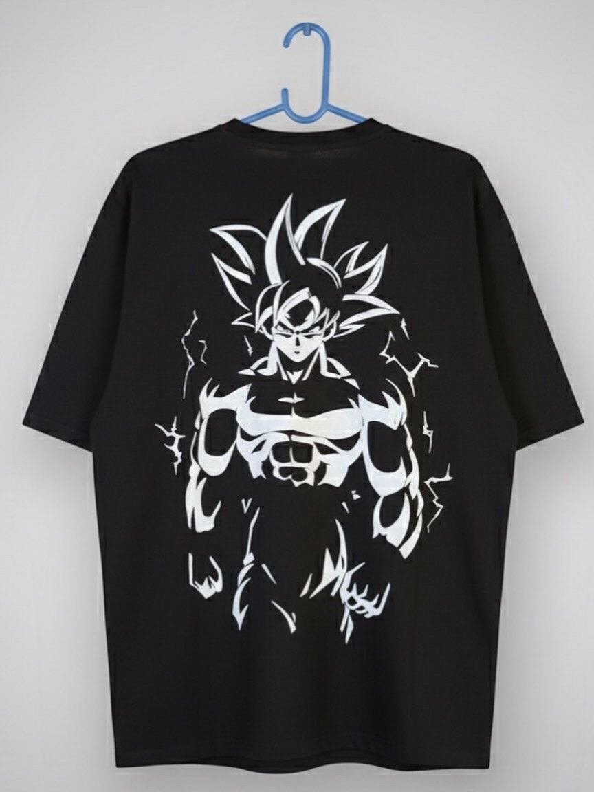 Dragon Ball Z Goku 'Super Saiyan' Graphic Tee - Black (Back Print)